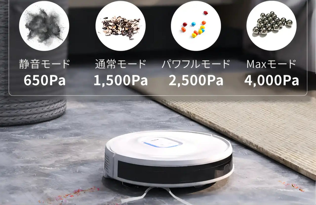 最安値】Neabot NoMo Q11ロボット掃除機 4000Pa業界トップの吸引力 1台